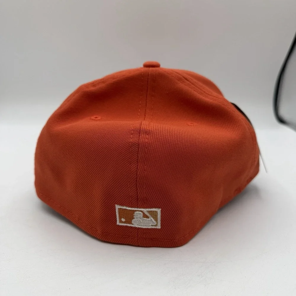 New Era 59Fifty Arizona Diamondbacks Hat Cap 7 3/4 Orange Low Profile Fitted MLB